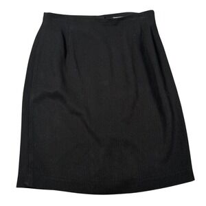Alex Garfield Garfield & Marks Black Pencil Skirt Vintage USA Made Size‎ 10 724